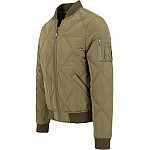 Zöld modern férfi bomber kabát TB1620GR