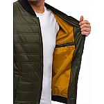Zöld steppelt férfi kabát VTX4050