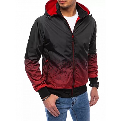 Piros kétoldalas férfi kabát VTX4054