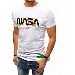 Érdekes fehér férfi póló NASA VRX4440