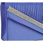 Estélyi/levél táska - világos kék