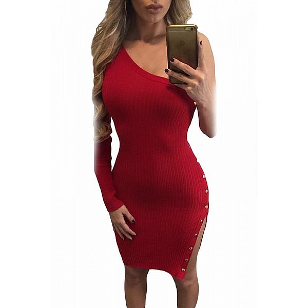 Bodycon ruha Stasia - piros 