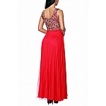 Hosszú női ruha Renata - piros