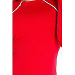 Divatos női ruha Letizia piros v130-2