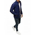 Férfi steppelt kék kabát vtx3487 Férfi steppelt kék kabát vtx3487