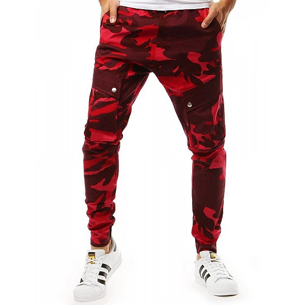 Szép férfi army piros jogger nadrág vux1961 Szép férfi army piros jogger nadrág vux1961