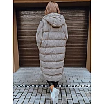 Világos szürke női oversize kabát VTY2467