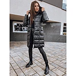 Steppelt fekete női téli kabát VTY2406 Steppelt fekete női téli kabát VTY2406