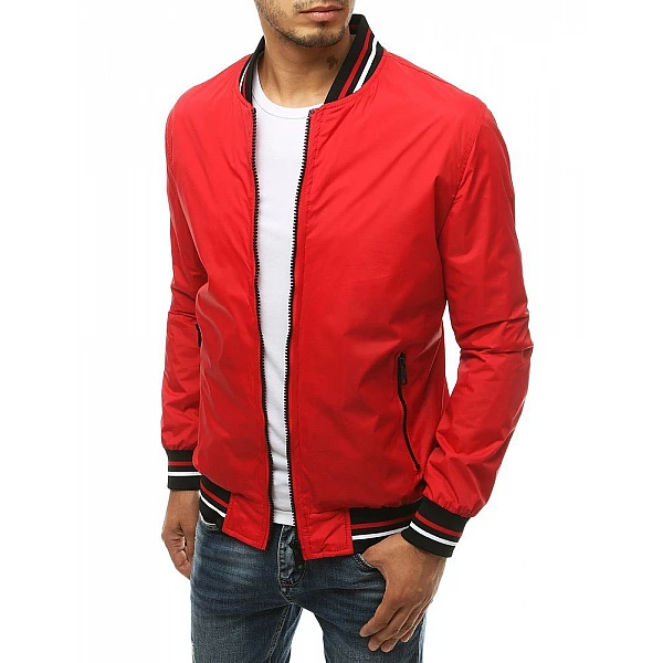 Férfi piros bomber kabát vtx3385 Férfi piros bomber kabát vtx3385