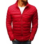 Elegáns steppelt piros férfi kabát vtx2868 Elegáns steppelt piros férfi kabát vtx2868