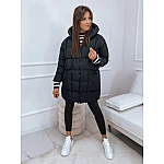 Fekete női téli oversize kabát VTY2481 Fekete női téli oversize kabát VTY2481