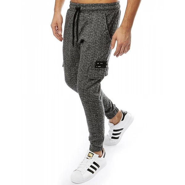 Férfi kényelmes feketés szürke jogger nadrág vux2187 Férfi kényelmes feketés szürke jogger nadrág vux2187