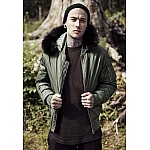 Stílusos zöld férfi bomber kabát TB1456GR Stílusos zöld férfi bomber kabát TB1456GR