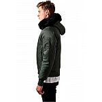 Stílusos zöld férfi bomber kabát TB1456GR Stílusos zöld férfi bomber kabát TB1456GR