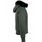 Stílusos zöld férfi bomber kabát TB1456GR Stílusos zöld férfi bomber kabát TB1456GR