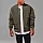 Zöld férfi oversize bomber kabát TB1619GR