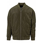 Zöld férfi oversize bomber kabát TB1619GR Zöld férfi oversize bomber kabát TB1619GR