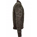 Zöld férfi terepmintás bomber kabát TB1621GR Zöld férfi terepmintás bomber kabát TB1621GR
