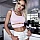 Női crop top rózsaszín színben