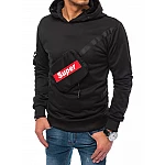 Érdekes fekete férfi pulóver VBX5161 Érdekes fekete férfi pulóver VBX5161