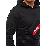 Érdekes fekete férfi pulóver VBX5161 Érdekes fekete férfi pulóver VBX5161