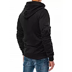 Érdekes fekete férfi pulóver VBX5161 Érdekes fekete férfi pulóver VBX5161