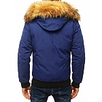 Szép sötétkék férfi téli kabát VTX3943 Szép sötétkék férfi téli kabát VTX3943