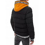 Férfi steppelt téli kabát fekete VTX3747 Férfi steppelt téli kabát fekete VTX3747