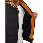 Férfi steppelt téli kabát fekete VTX3747 Férfi steppelt téli kabát fekete VTX3747