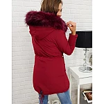 Modern női téli parka bordó vty0309 Modern női téli parka bordó vty0309