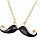 Stílusos RETRO érem Mustache New