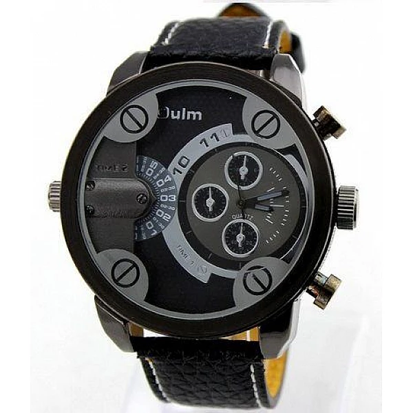 Oulm Dual New férfi karóra - Black Oulm Dual New férfi karóra - Black