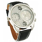 Oulm Dual Silver férfi karóra - White Oulm Dual Silver férfi karóra - White