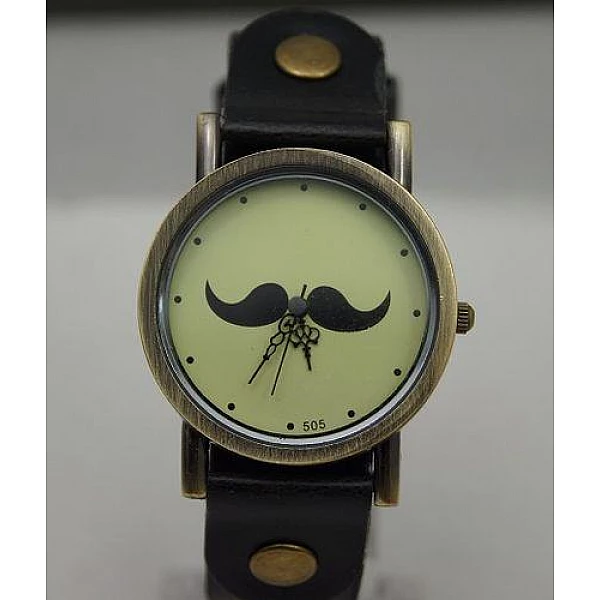 Mustache női karóra - fekete Mustache női karóra - fekete