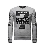 Férfi pulóver NY - szürke Férfi pulóver NY - szürke
