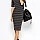 Női Striped ruha szürke