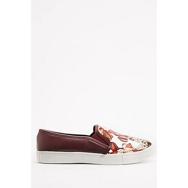 Női Slip On cipő - piros Női Slip On cipő - piros