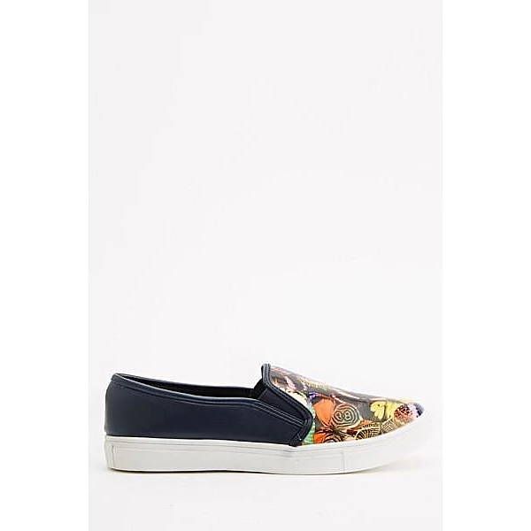 Női Slip On cipő - kék Női Slip On cipő - kék