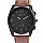 QBOS férfi karóra - barna Basic Black