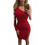 Bodycon ruha Stasia - piros Bodycon ruha Stasia - piros