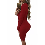 Bodycon ruha Stasia - piros Bodycon ruha Stasia - piros