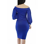 Midi bodycon ruha Eliana - kék Midi bodycon ruha Eliana - kék