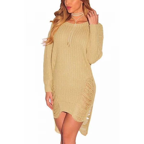 Női szvetter Rayna - khaki Női szvetter Rayna - khaki