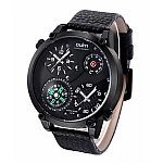 Oulm Dual Navigator New férfi karóra - fekete Oulm Dual Navigator New férfi karóra - fekete