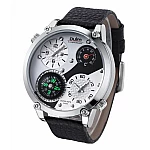 Oulm Dual Navigator New férfi karóra - ezüst Oulm Dual Navigator New férfi karóra - ezüst