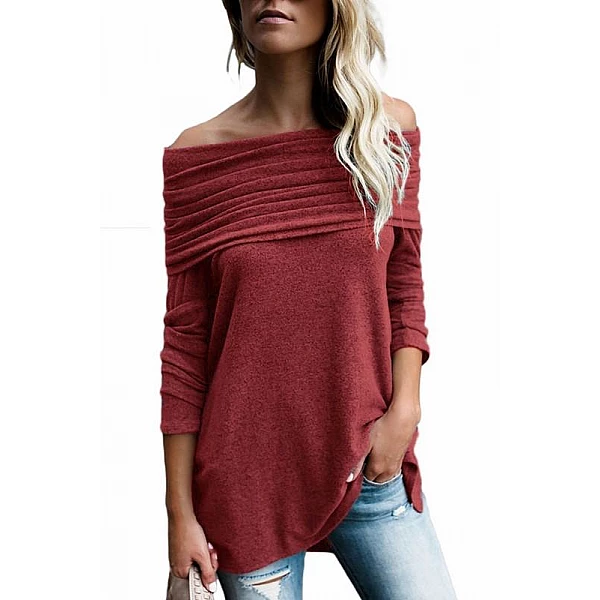 Női felső Kayla - burgundy Női felső Kayla - burgundy