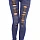 Divatos Jeans Style cicanadrág - világos kék