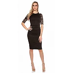 Elegáns fekete női ruha Patricia Elegáns fekete női ruha Patricia