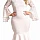 Bodycon plusz size ruha Cameron - fehér
