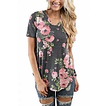Női póló Floral - szürke Női póló Floral - szürke